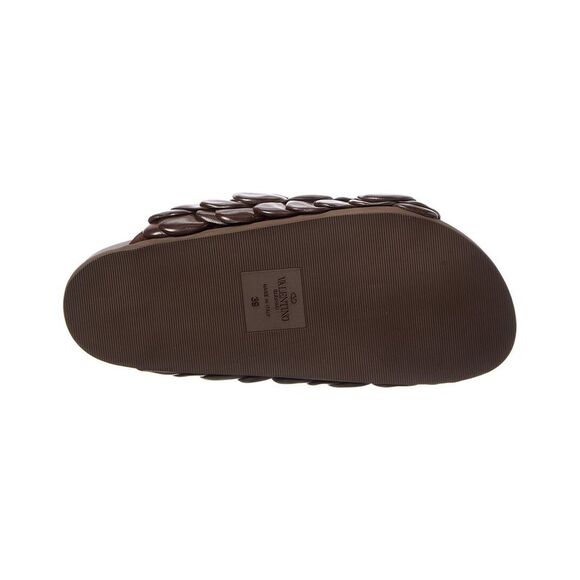 Valentino Atelier 03 Leather Sandal, Brown